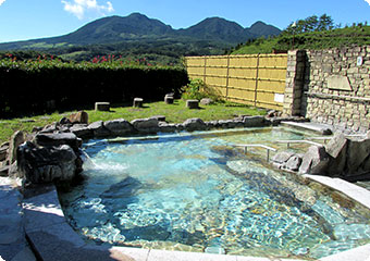高山温泉ふれあいプラザの露天風呂